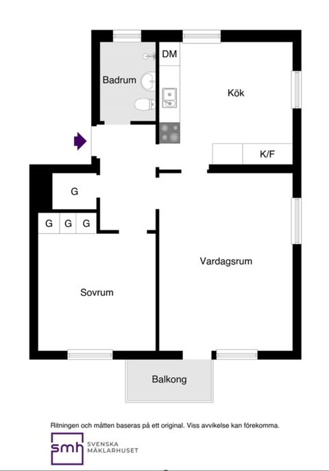 Bostadsrätt, Bordsvägen 37, Enskede - Gubbängen, Stockholm