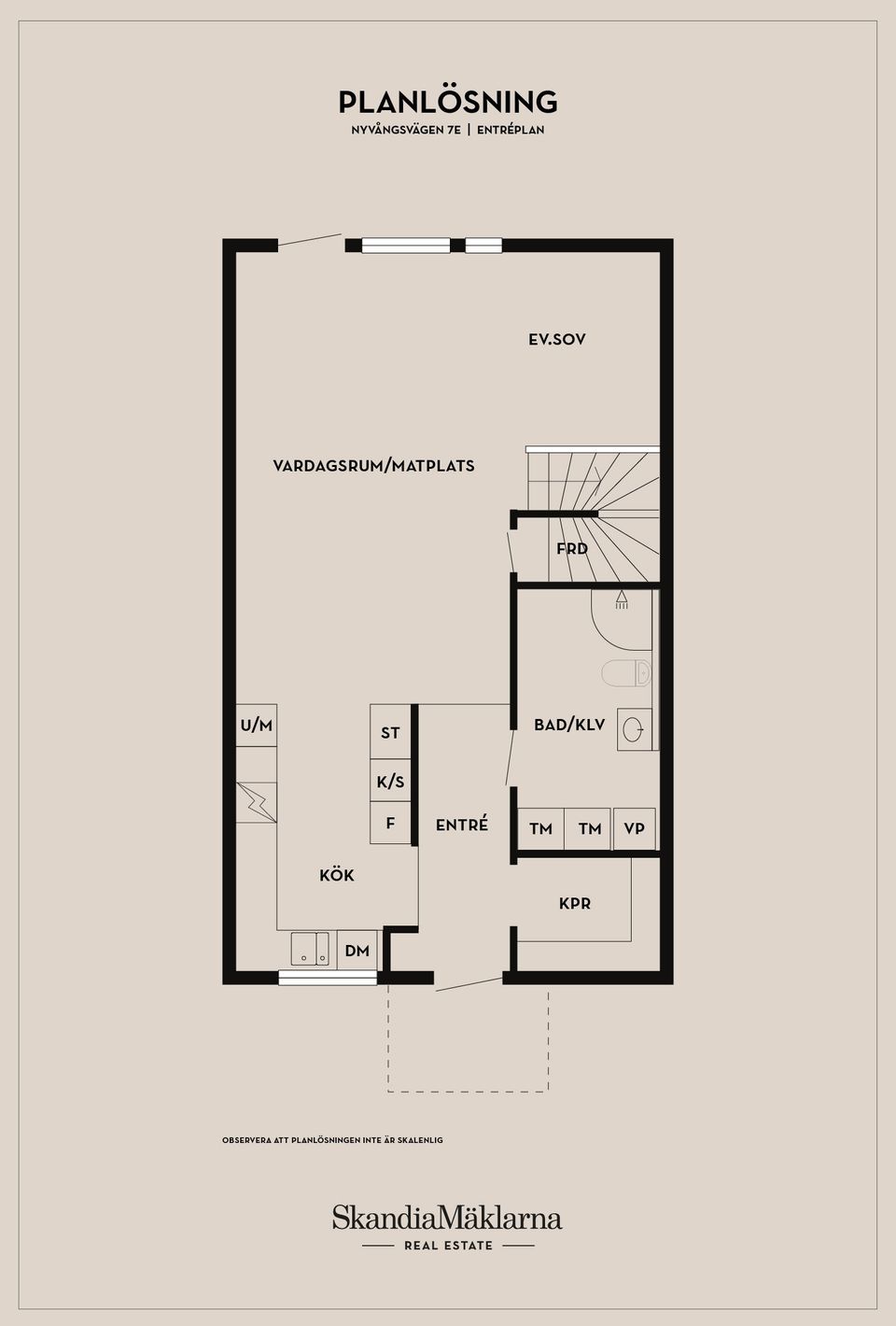 Radhus, Nyvångsvägen 7E, Skurup