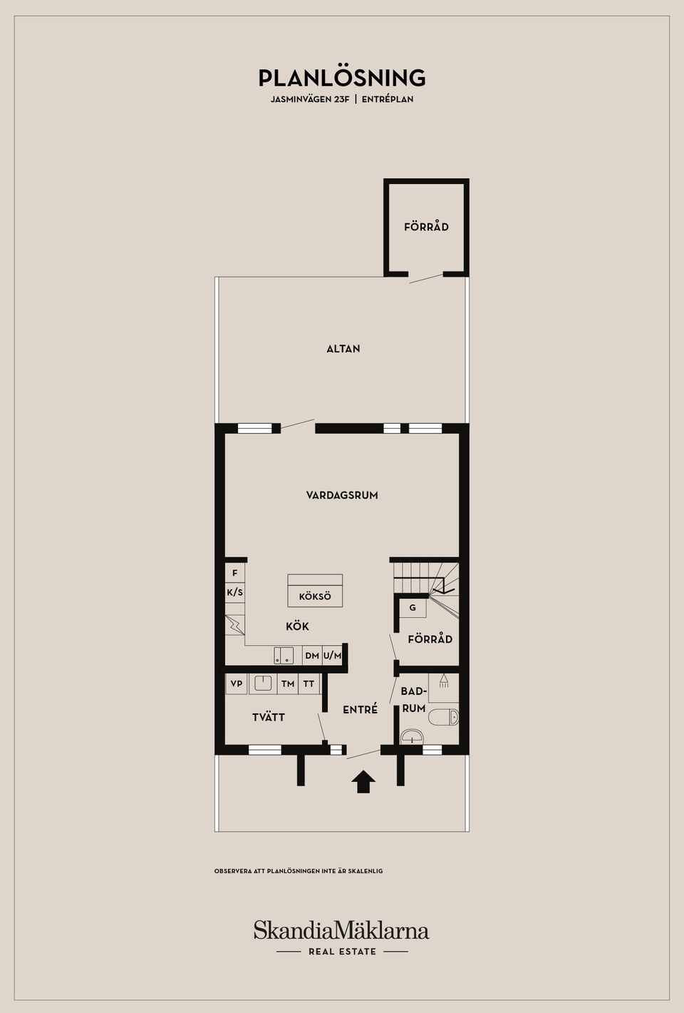 Radhus, Jasminvägen 23F, Skivarp, Skurup
