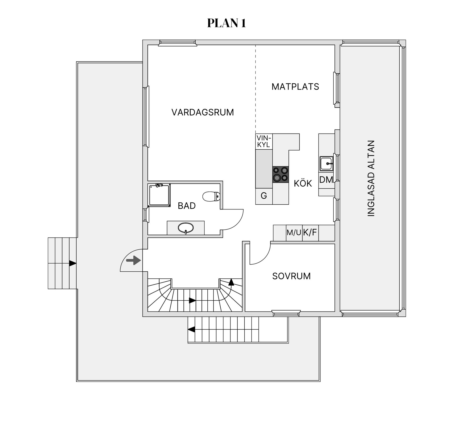Villa, Sunnerbostigen 25, Kungshög, Ljungby