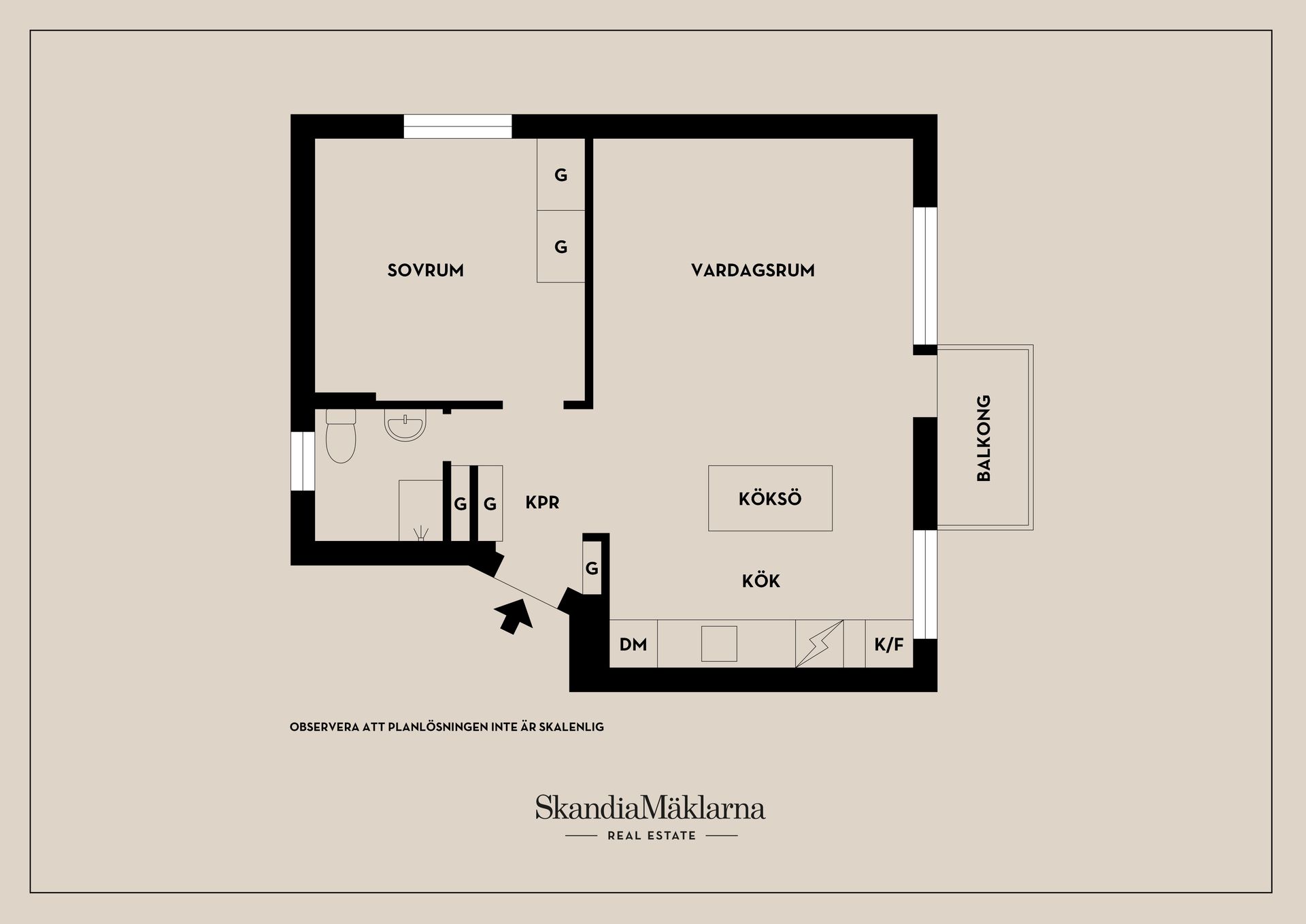 Bostadsrätt, Fältspatvägen 5B, Traneberg, Stockholm