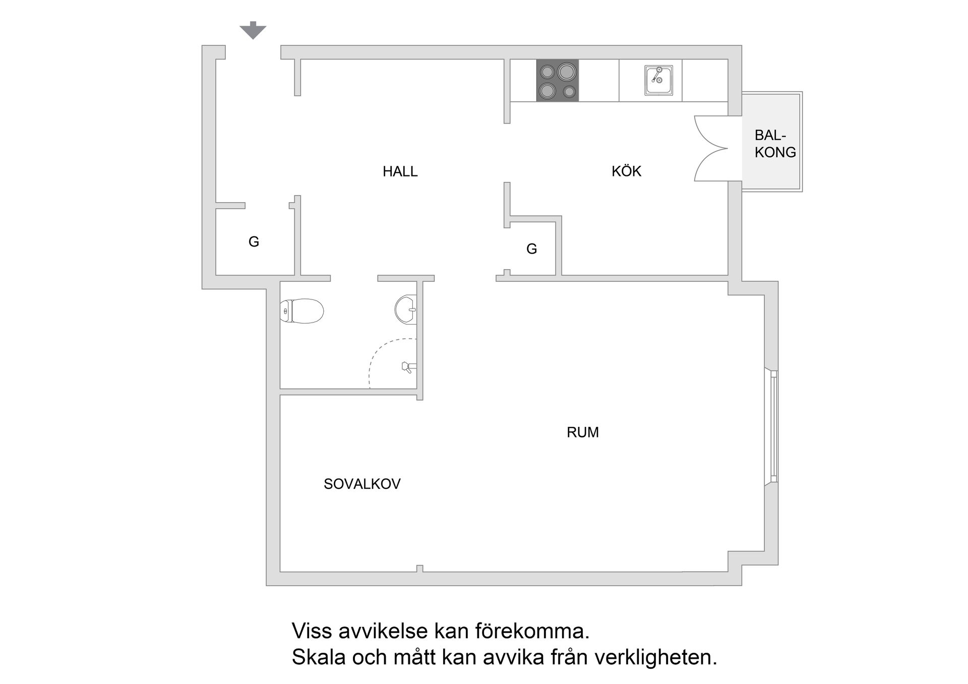 Bostadsrätt, Garvar Lundins Gränd 10, 2 tr, Kungsholmen Nedre, Stockholm