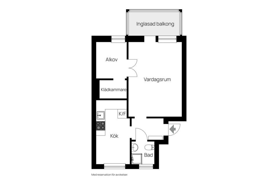 Bostadsrätt, Bergsgatan 79A, Centralt - Väst på stan, Sundsvall