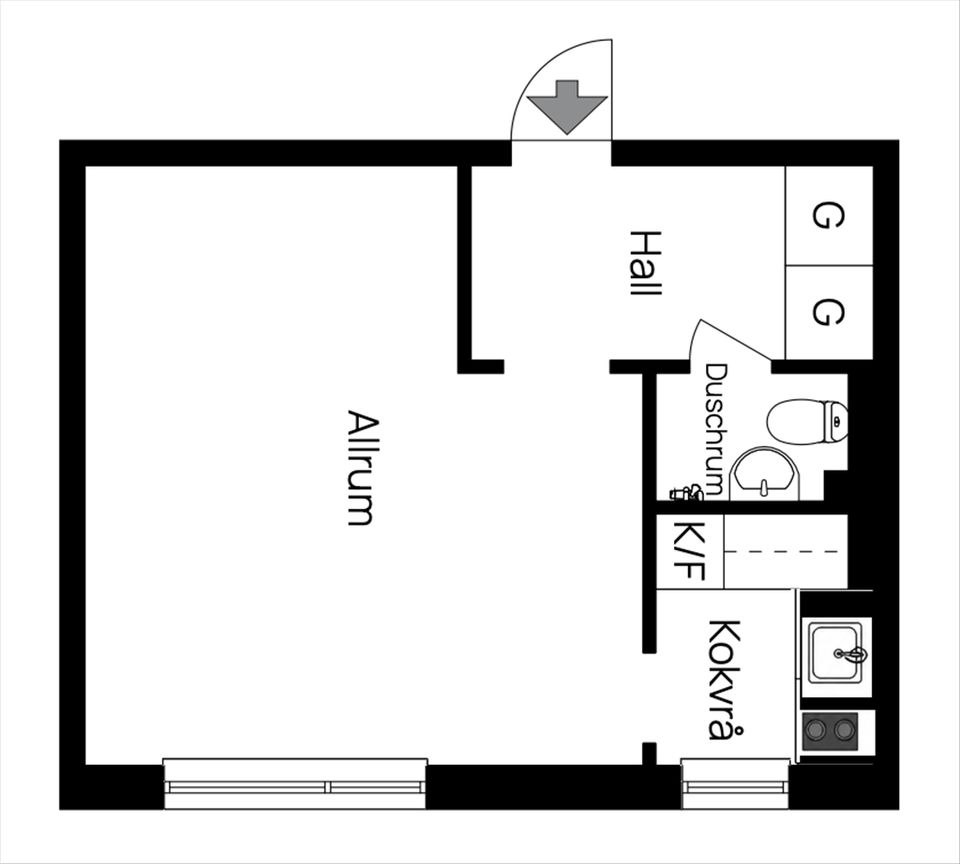 Bostadsrätt, Hovsgatan 13 B, Härnön, Härnösand
