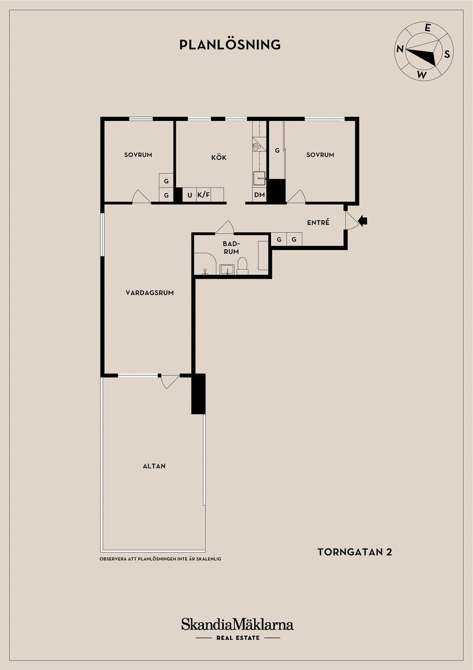 Bostadsrätt, Torngatan 2, Slottshöjden/centrum, Helsingborg
