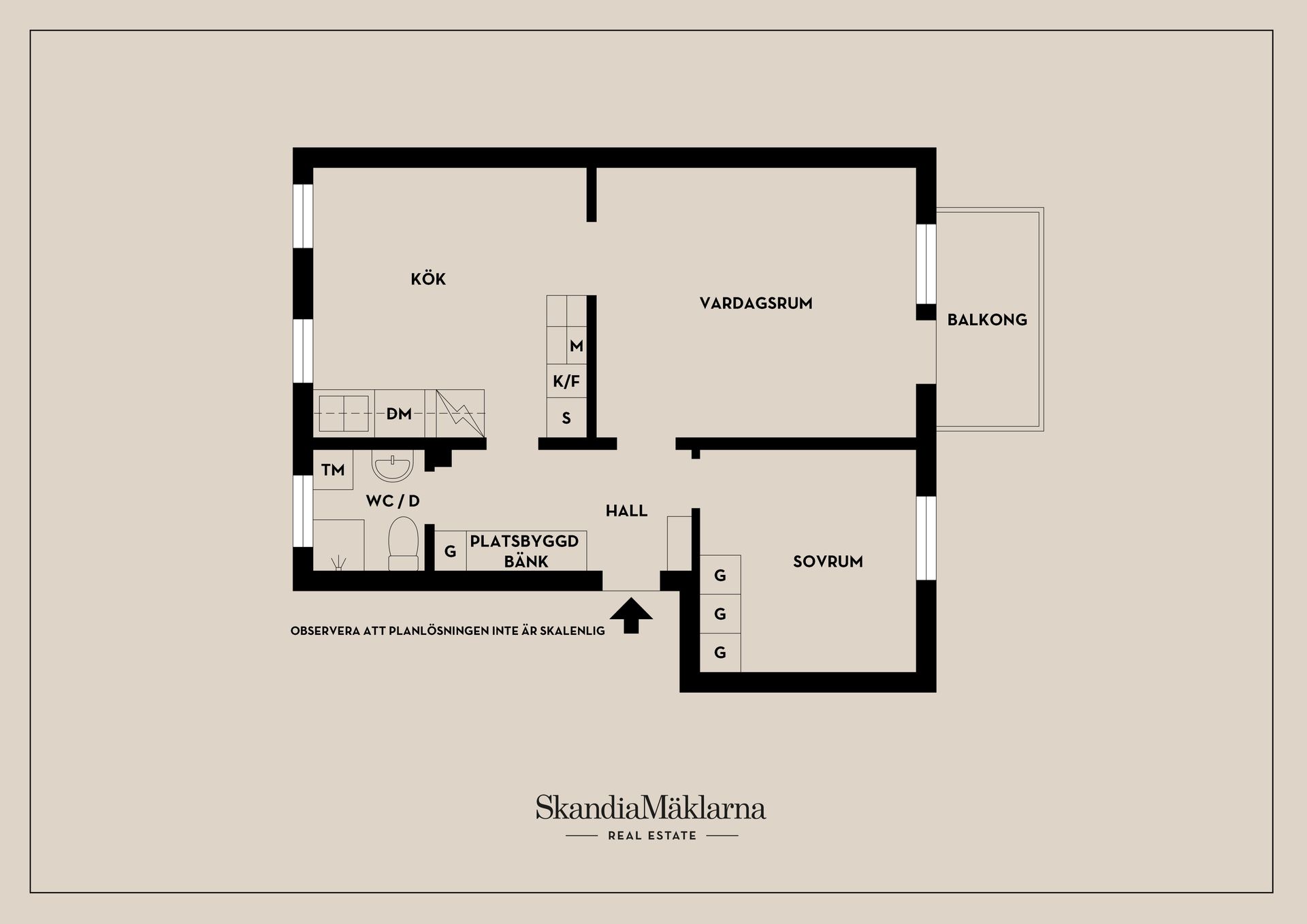 Bostadsrätt, Vadmalsvägen 9, Riksby, Stockholm