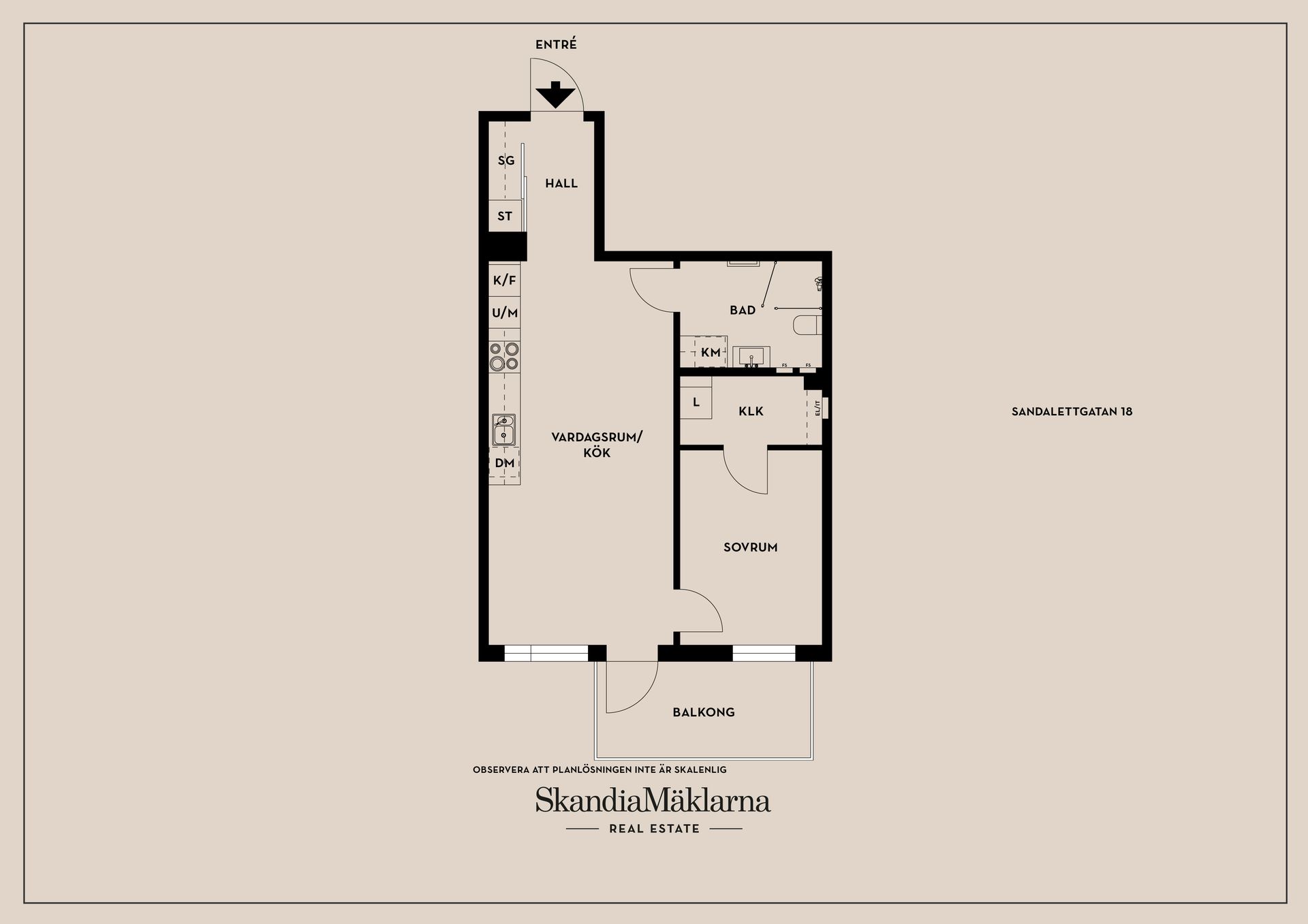 Bostadsrätt, Sandalettgatan 18, Älvsjö