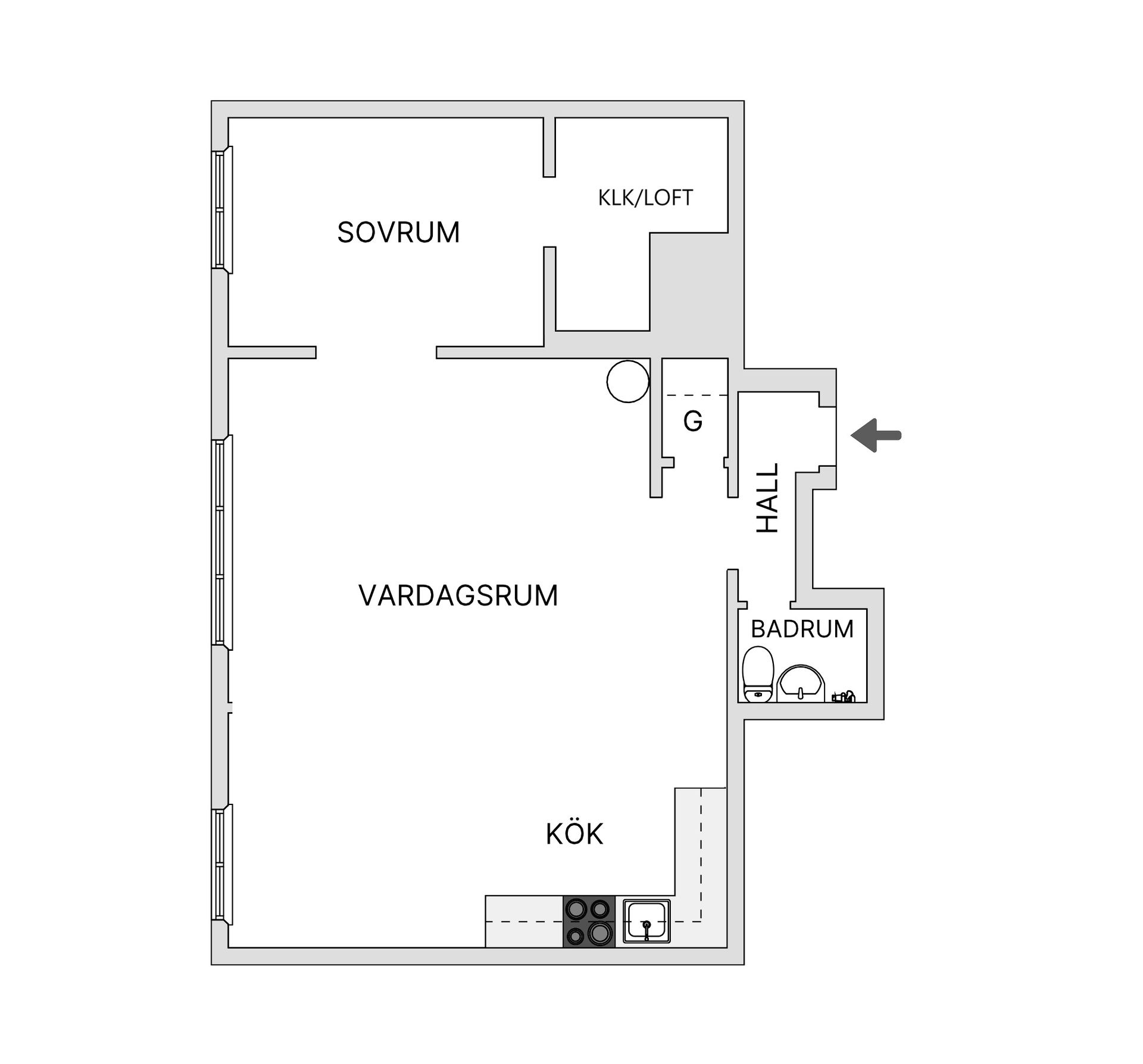 Bostadsrätt, Östgötagatan 85, Södermalm - SoFo, Stockholm