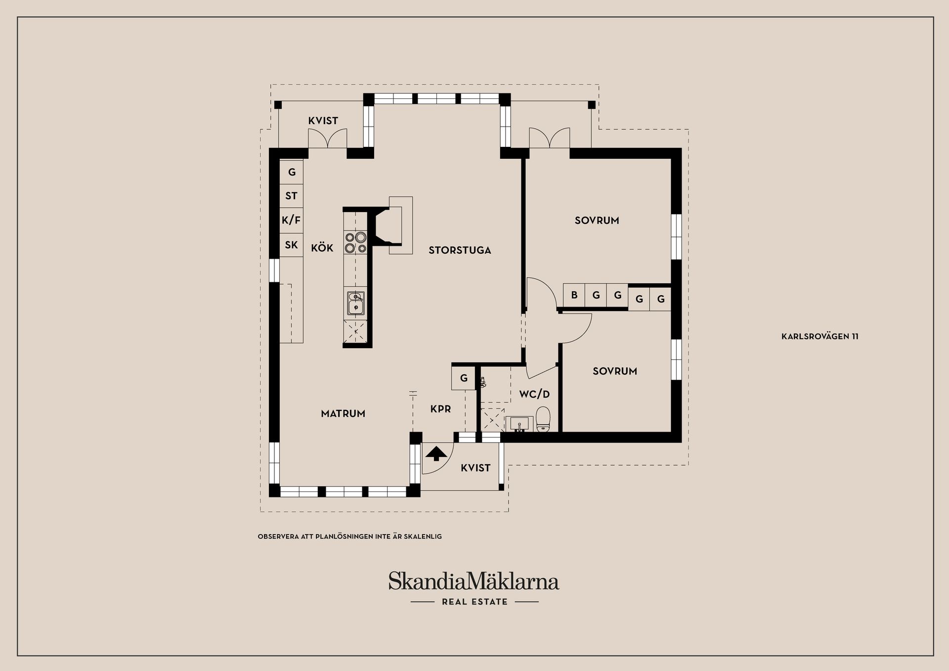Villa, Karlsrovägen 11, Loftahammar, Västervik