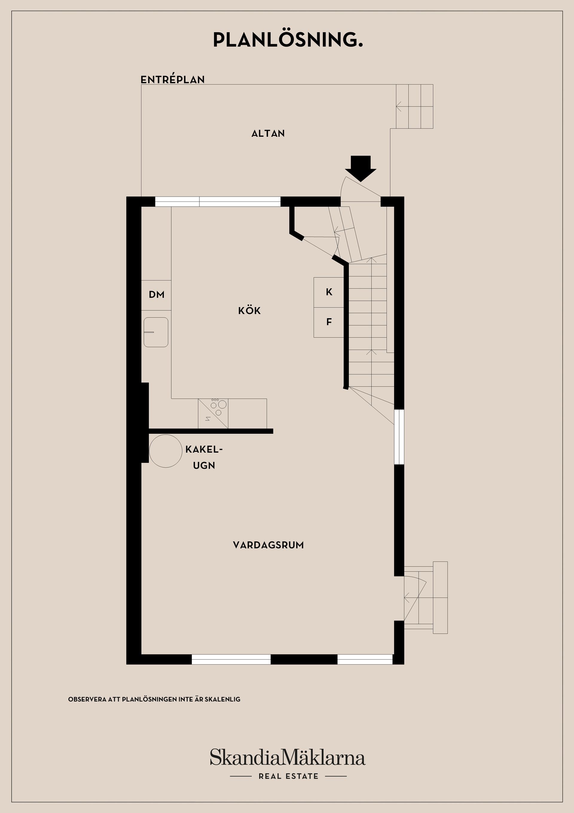 Radhus, Krokvägen 4, Gamla Enskede, Stockholm