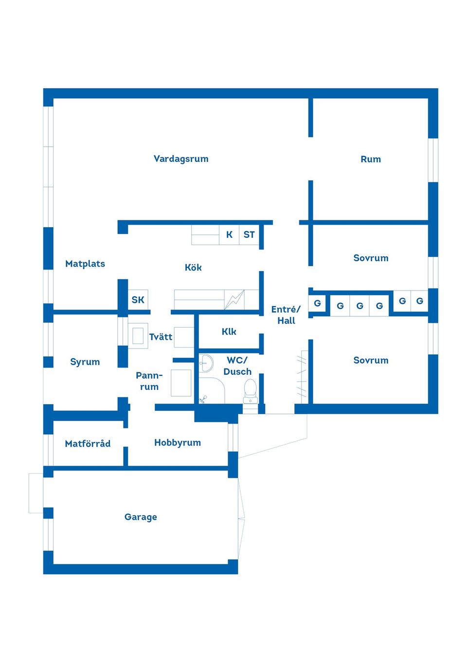 Villa, Radhus, Ringvägen 16, Bjärnum, Hässleholm