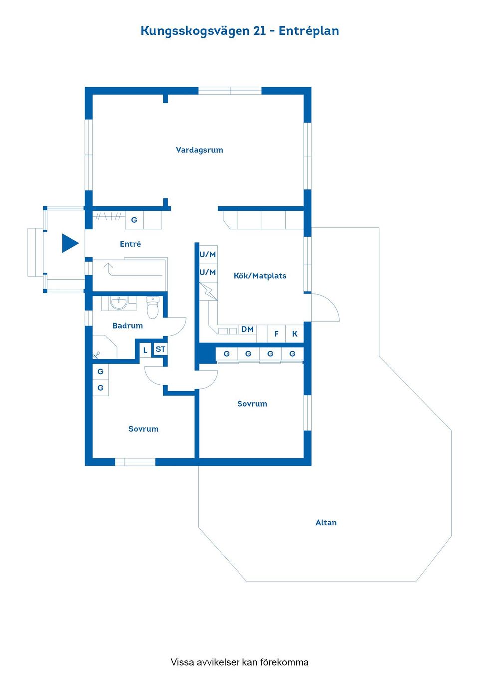 Villa, Kungsskogsvägen 21, Krokek, Norrköping