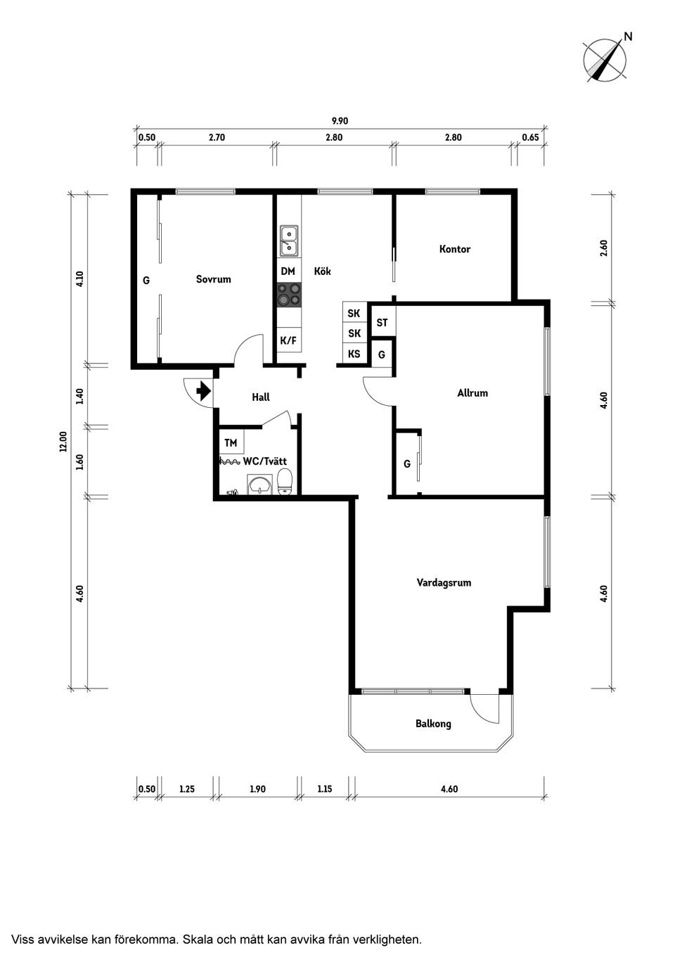 Bostadsrätt, Nygatan 41D, Nordstan, Vänersborg