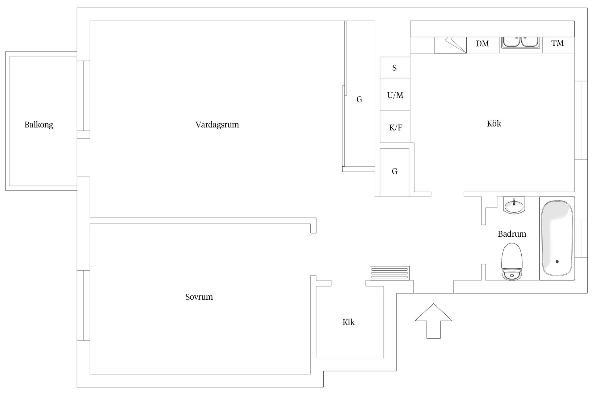 Bostadsrätt, Ängemarken 7A, Norra Guldheden, Göteborg