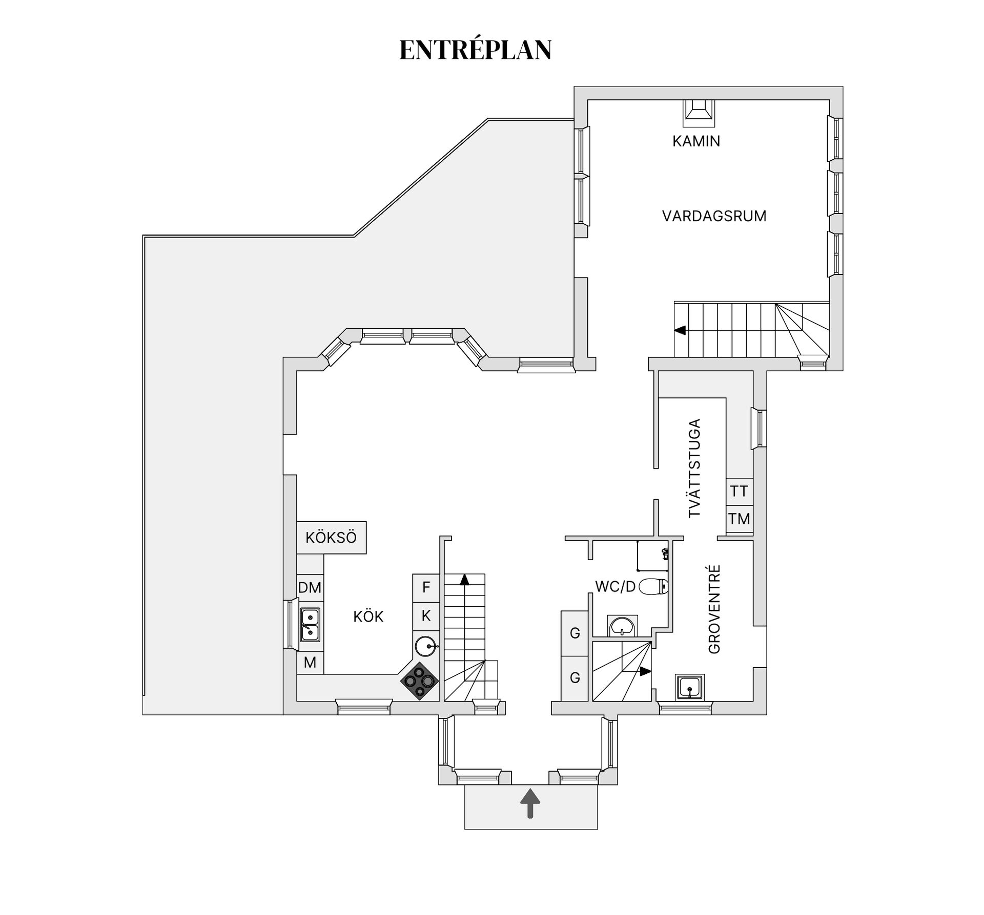 Villa, Näsvägen 26, Kolvik, Värmdö