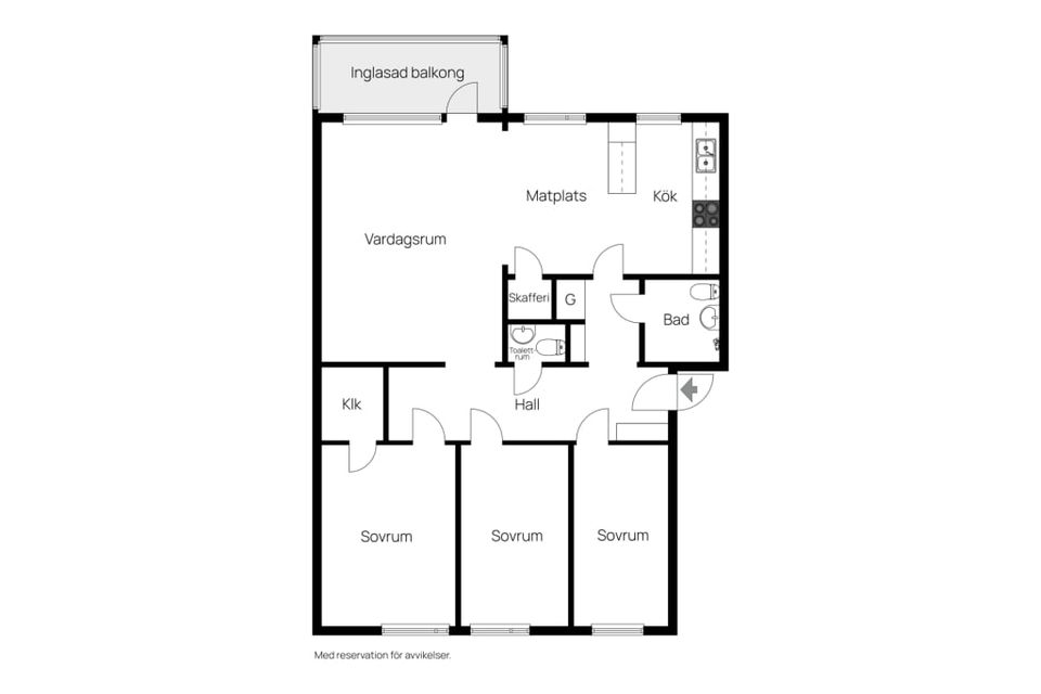 Bostadsrätt, Karl Eriksgatan 21, Nedre Haga, Sundsvall