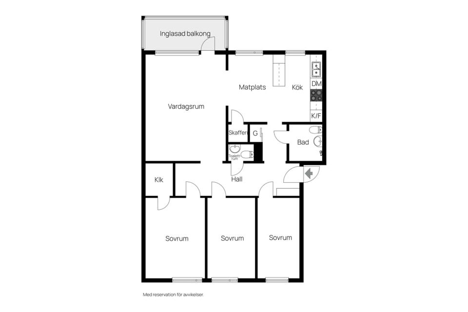 Bostadsrätt, Karl Eriksgatan 21, Nedre Haga, Sundsvall