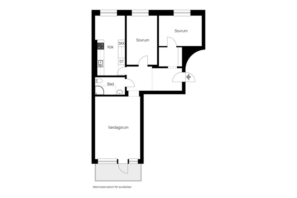 Bostadsrätt, Tjädervägen 17, Korsta, Sundsvall