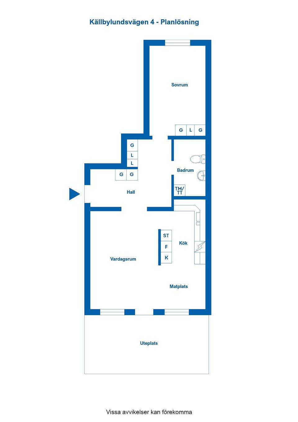 Bostadsrätt, Källbylundsvägen 4, Husby Backe, Söderköping