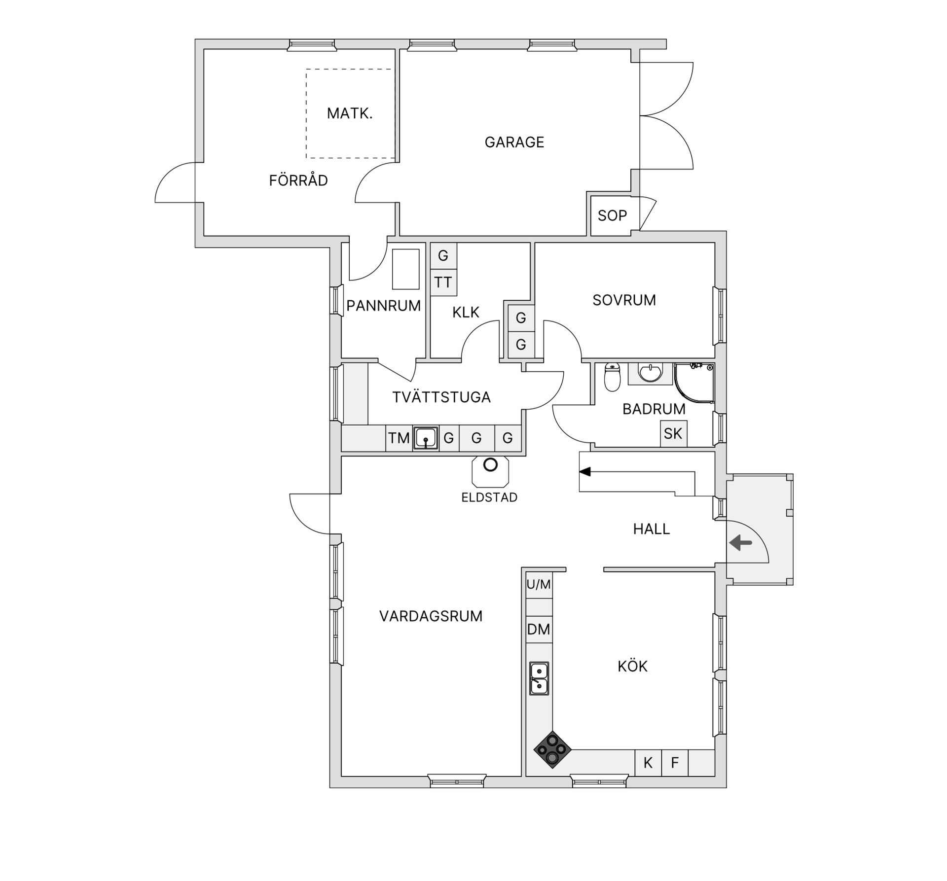 Villa, Västra Hjoggböle 107, Hjoggböle, Skellefteå