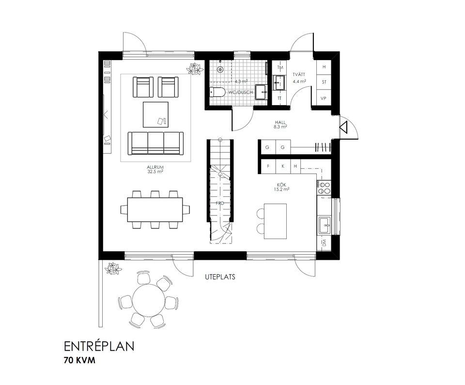 Bostadsrätt, Radhus, Kringelkroken 2, Öringe, Tyresö