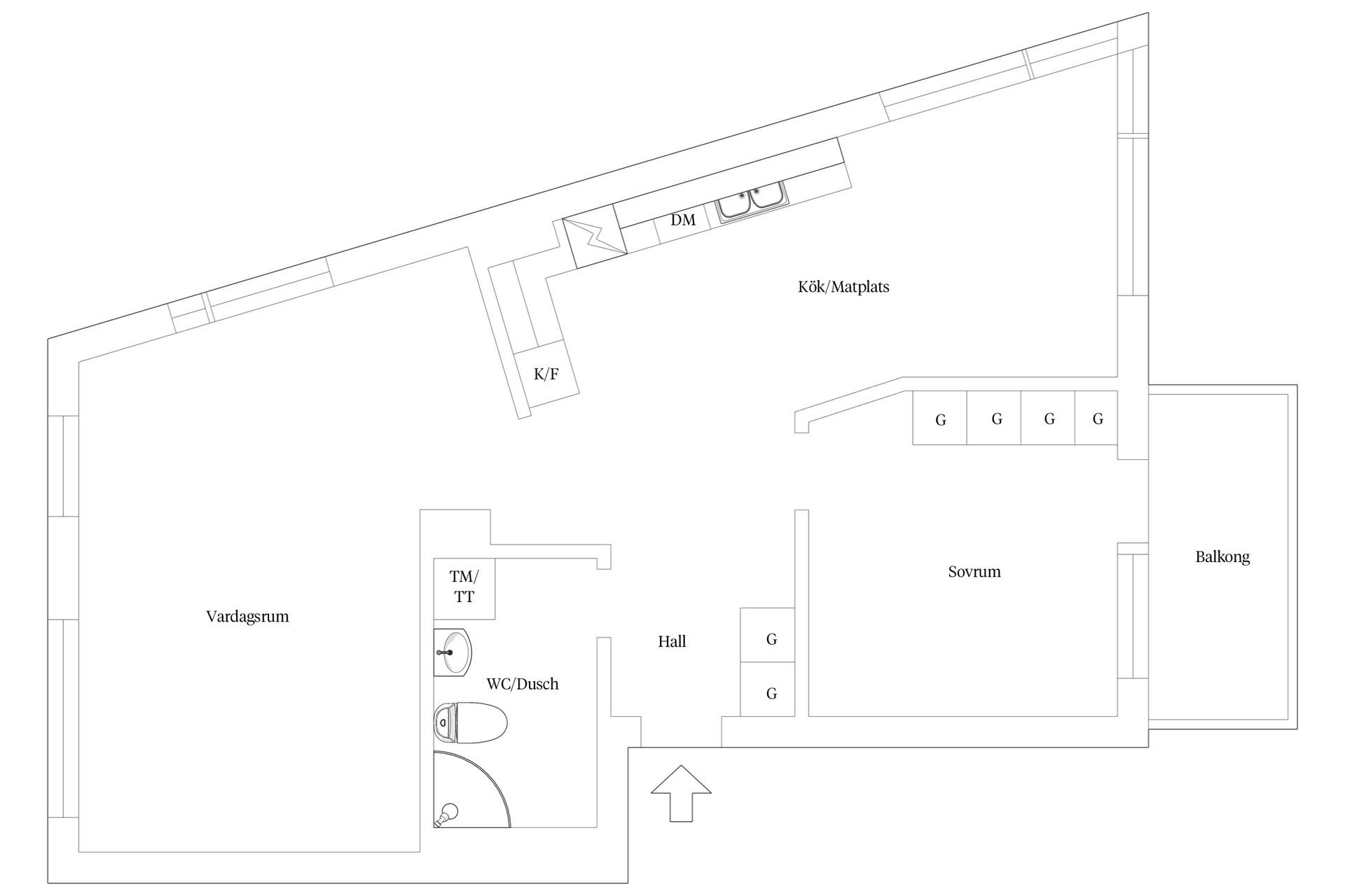 Bostadsrätt, Klinkehögsvägen 1C, lgh 1102, Båstad - Centrum, Båstad