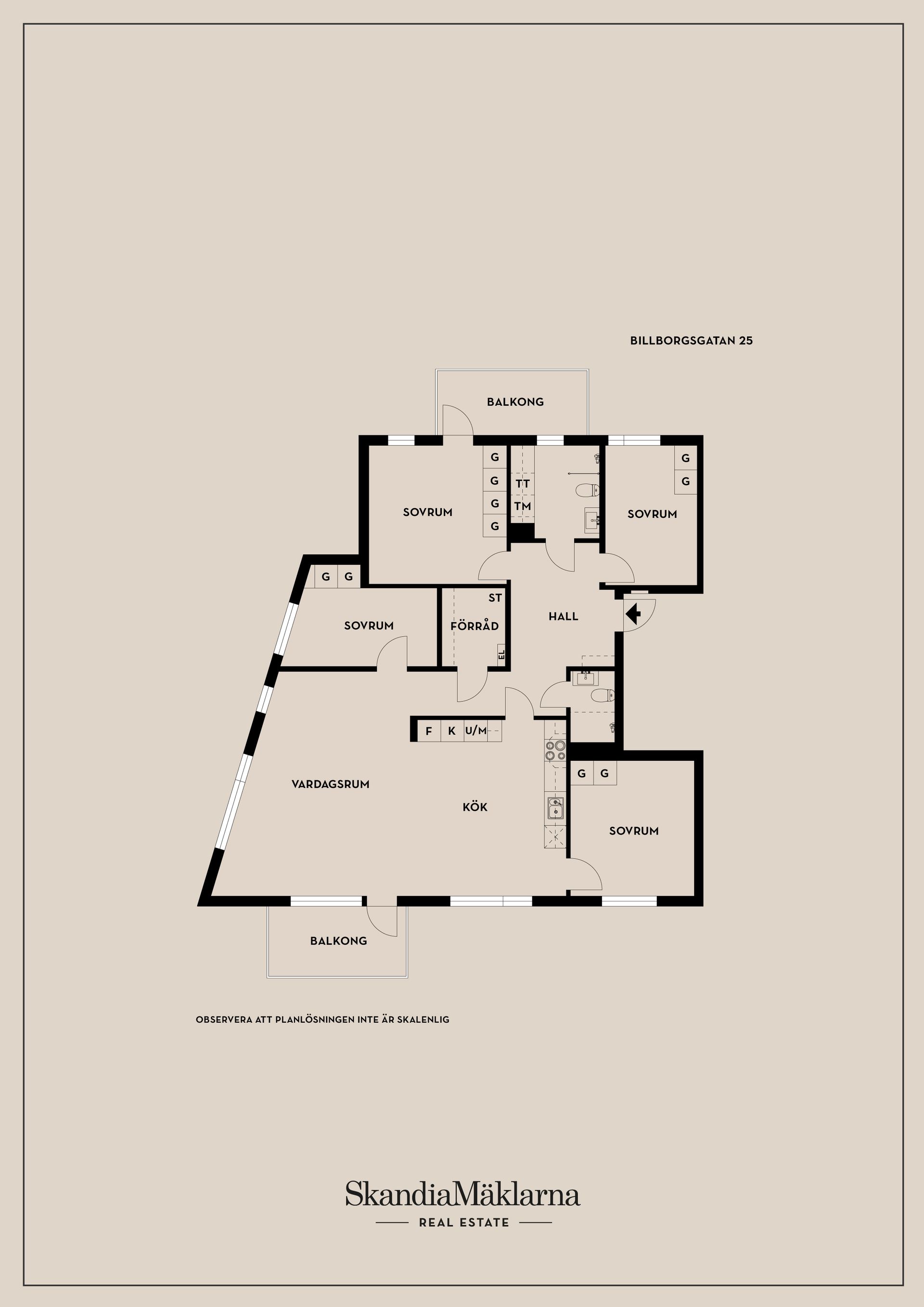 Bostadsrätt, Billborgsgatan 25, Centrala Norrtälje, Norrtälje