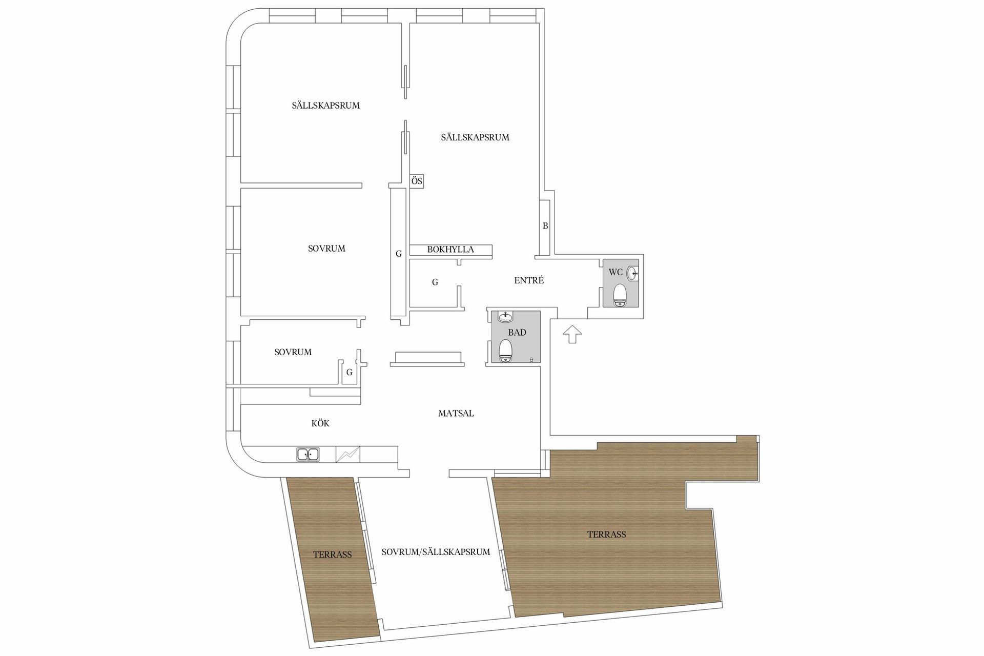Bostadsrätt, Stora Nygatan 53, Gamla Väster, Malmö