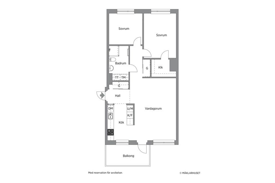 Bostadsrätt, Tappvägen 31b, vån 3, Annedal, Stockholm