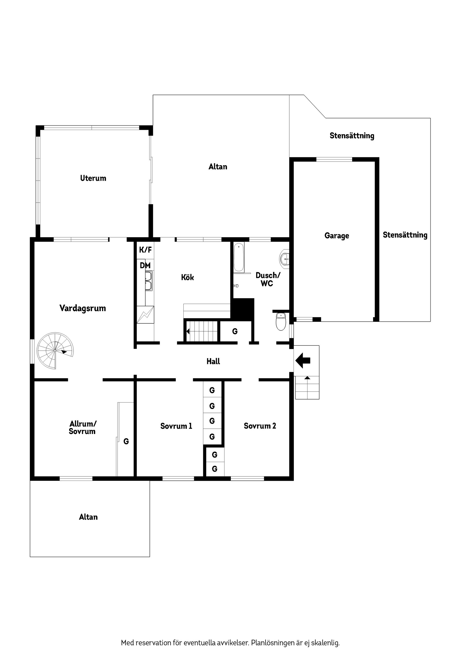 Villa, Torsvägen 2B, Kristineslätt, Falkenberg
