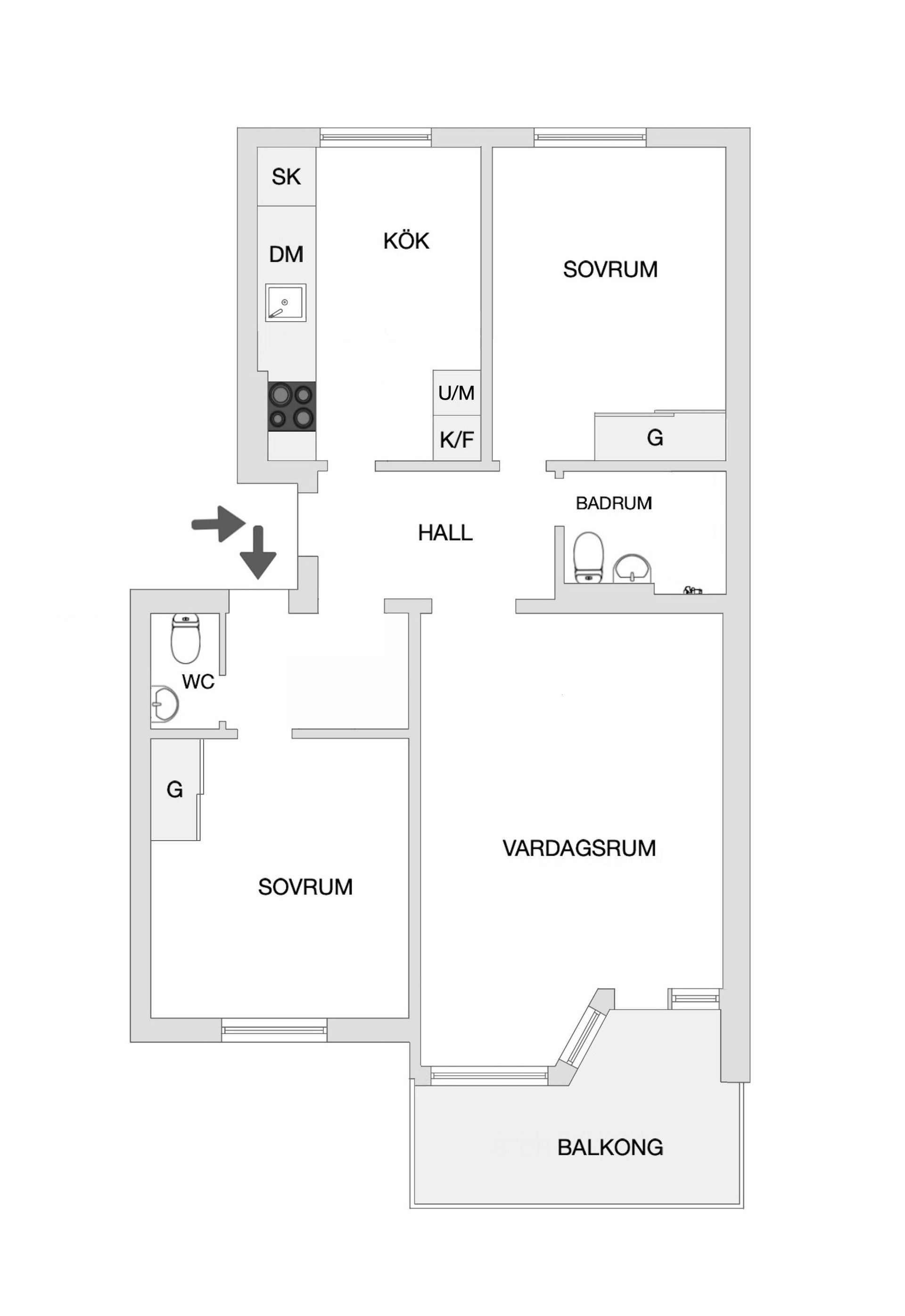 Bostadsrätt, Vindelgatan 37A, Byttorp, Borås