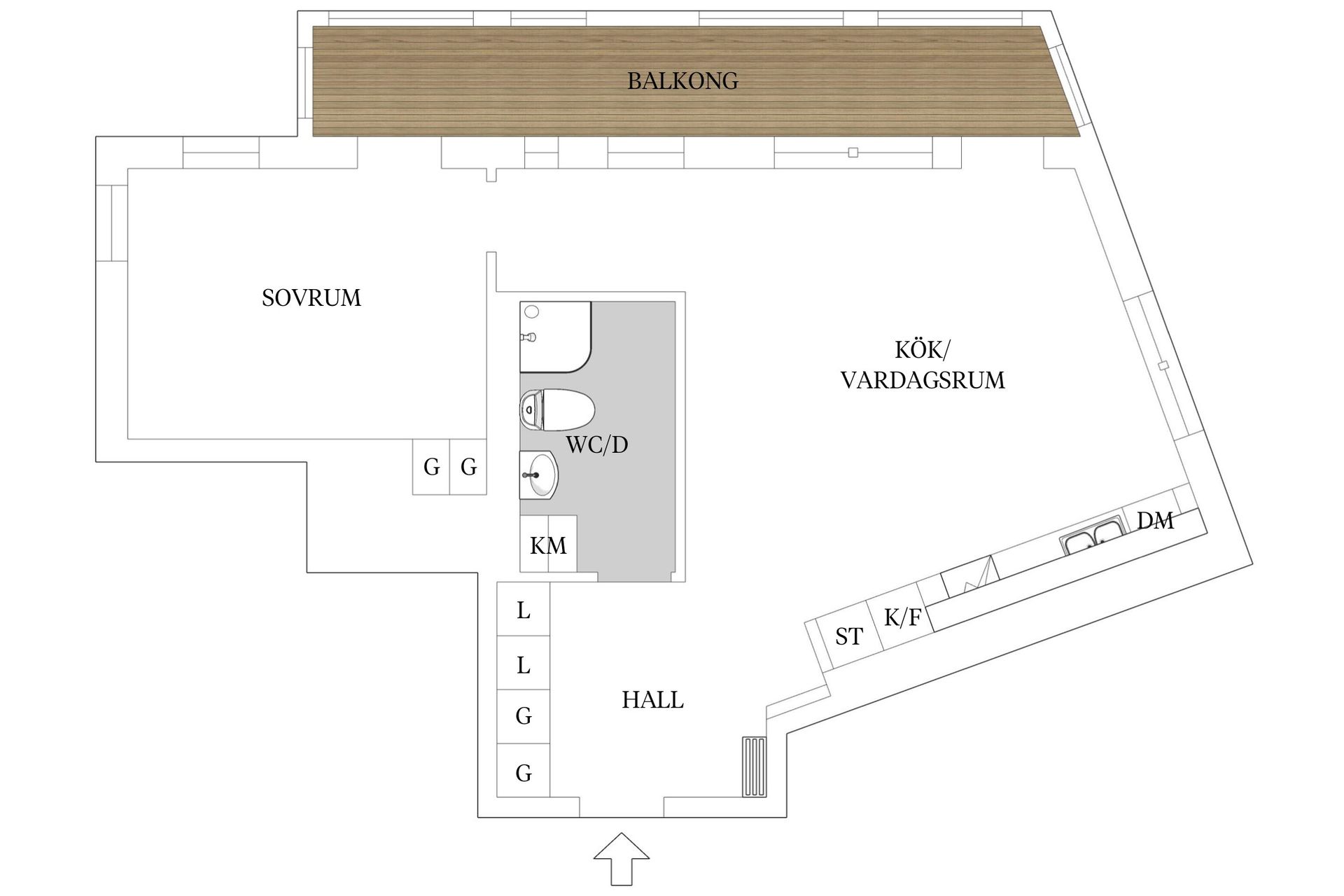 Bostadsrätt, Klädesvägen 38, Bromma - Riksby, Stockholm