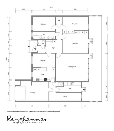 Radhus, Dalabergsvägen 28, Söndrum, Halmstad