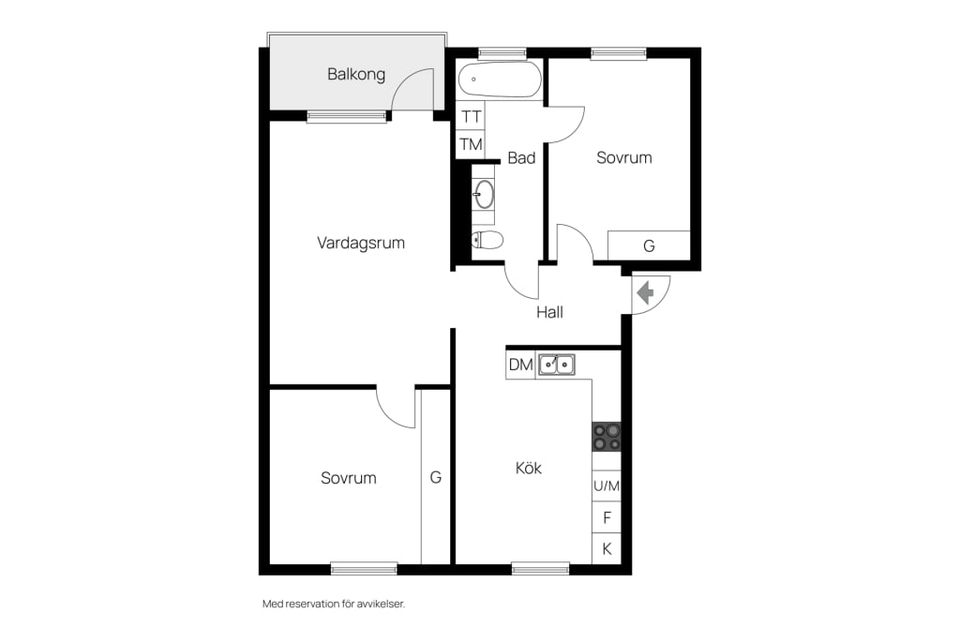 Bostadsrätt, Salagatan 35A, Fålhagen, Uppsala