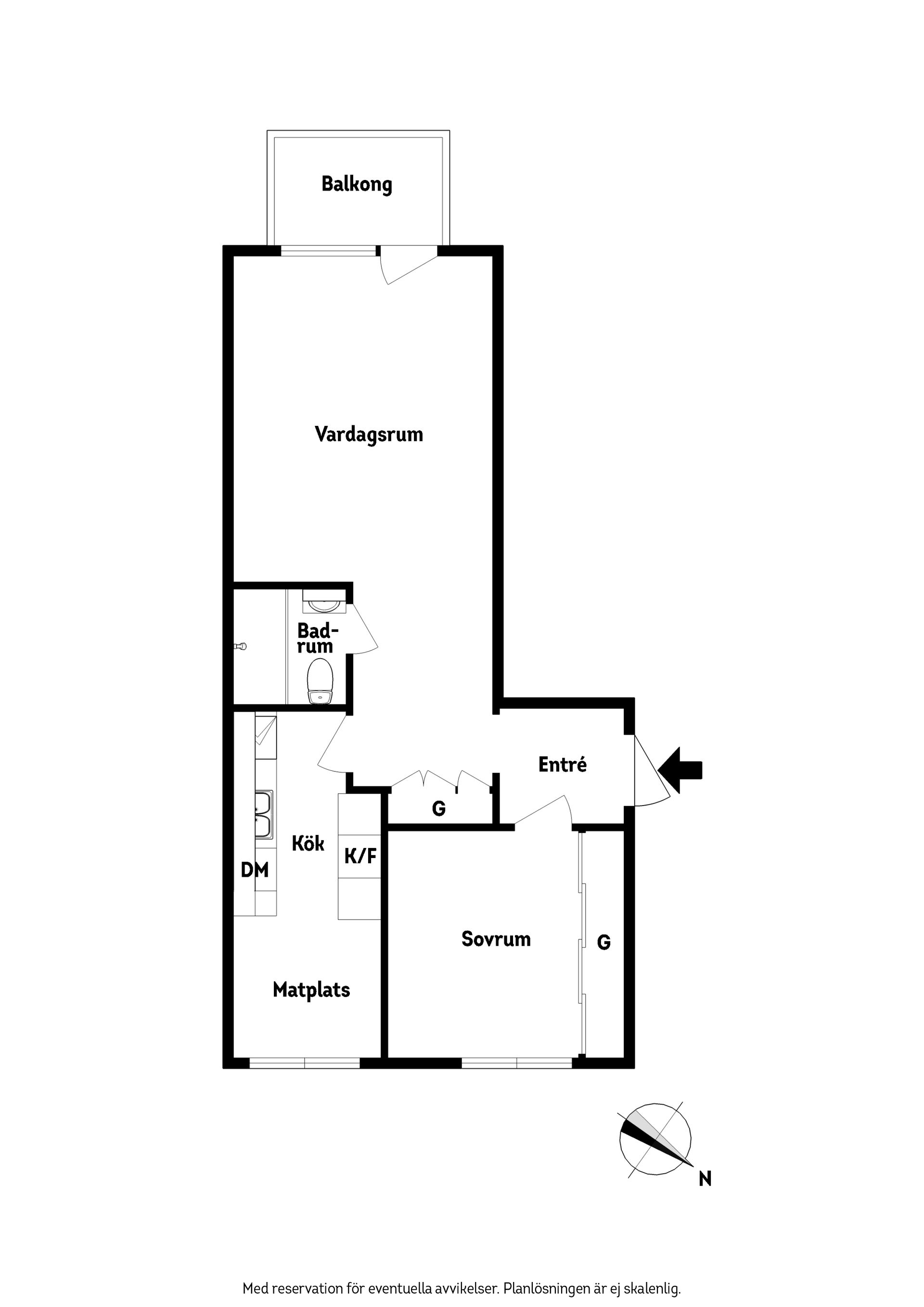 Bostadsrätt, Almvägen 17D, Egna Hem, Kristianstad