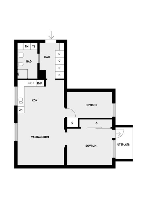 Bostadsrätt, Åby allé 1B, Åby Ängar, Vallentuna