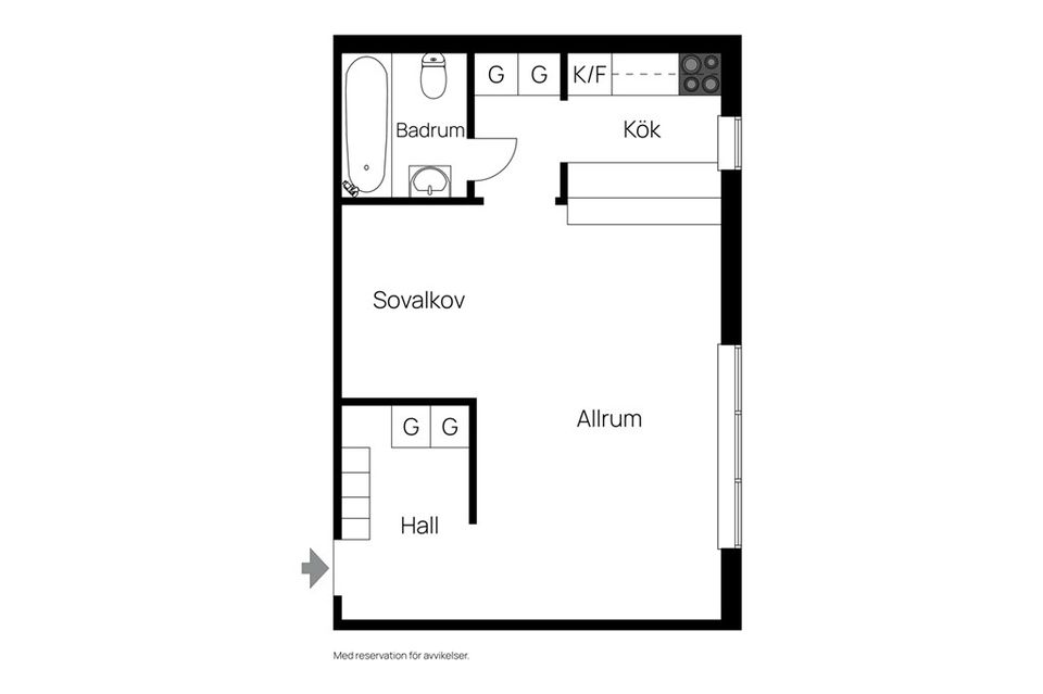 Bostadsrätt, Norra Majorsgatan 26b, Umeå