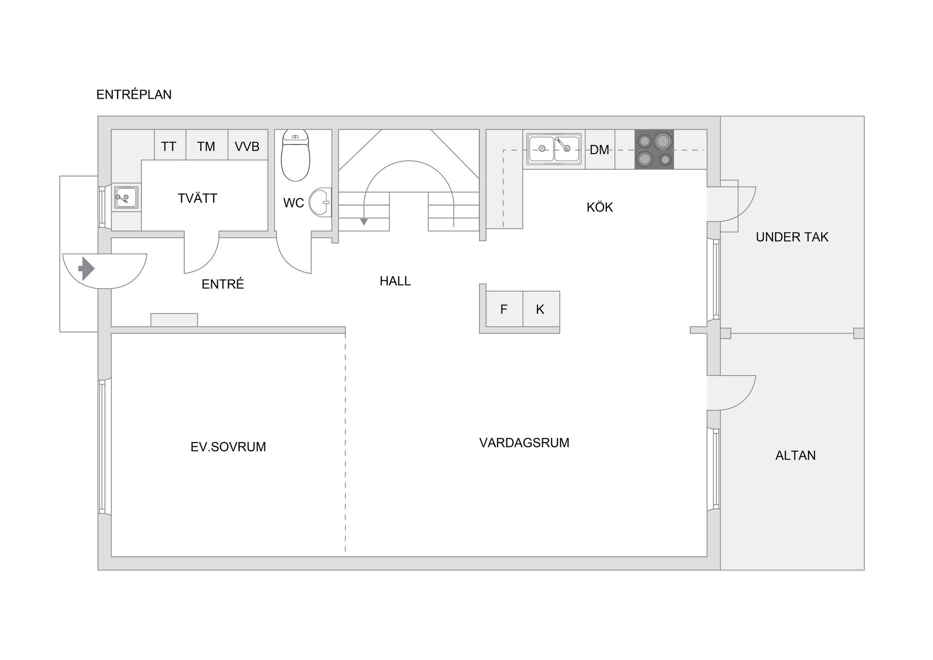 Villa, Radhus, Högbyvägen 147, Viksjö, Järfälla