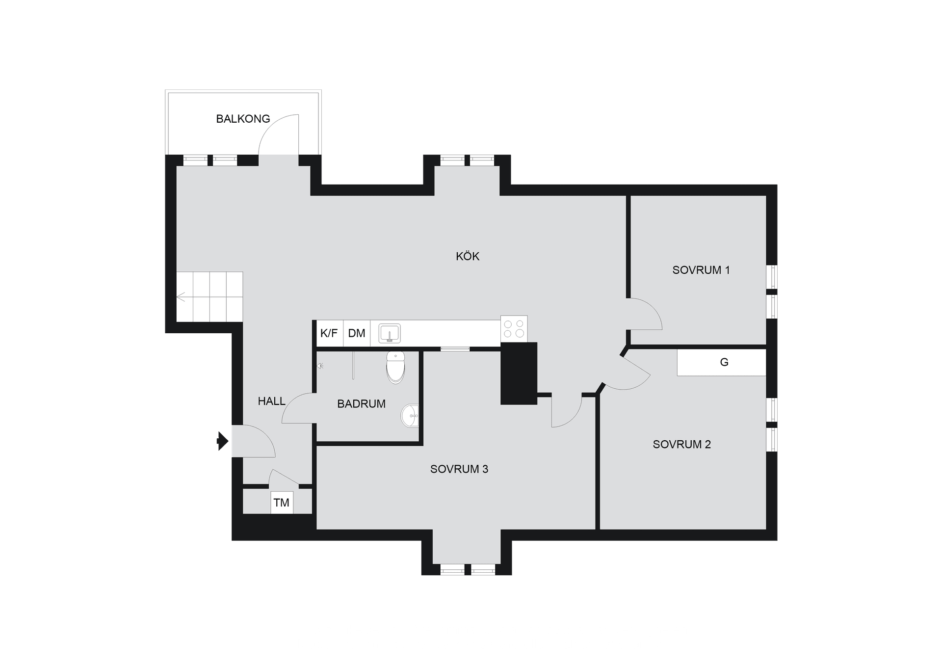 Bostadsrätt, Norra Murgatan 25, Klinten Visby , Gotland