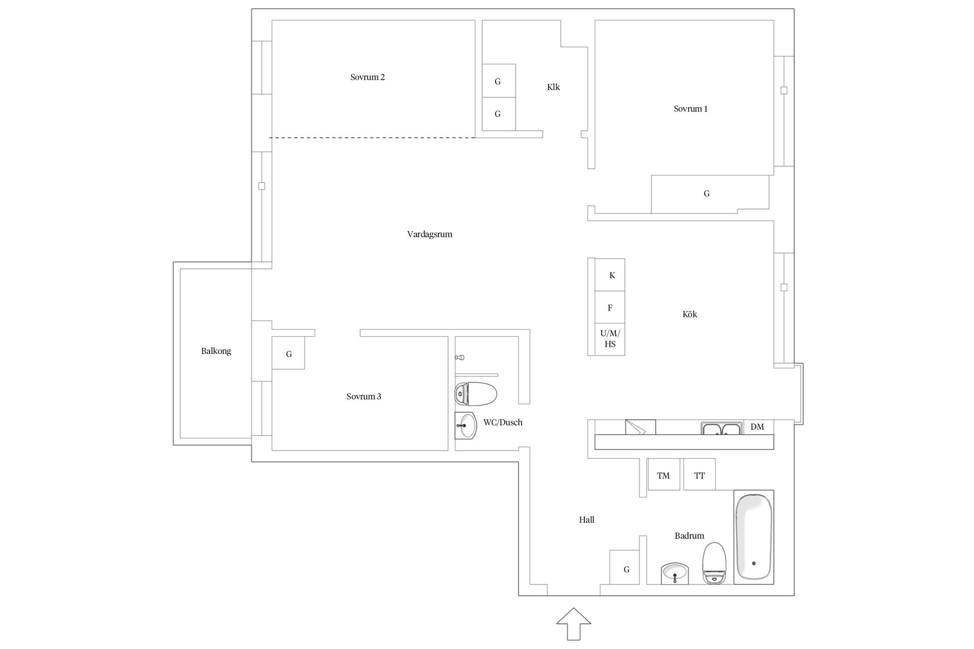 Bostadsrätt, Tranebergsvägen 15B, Bromma - Traneberg, Stockholm