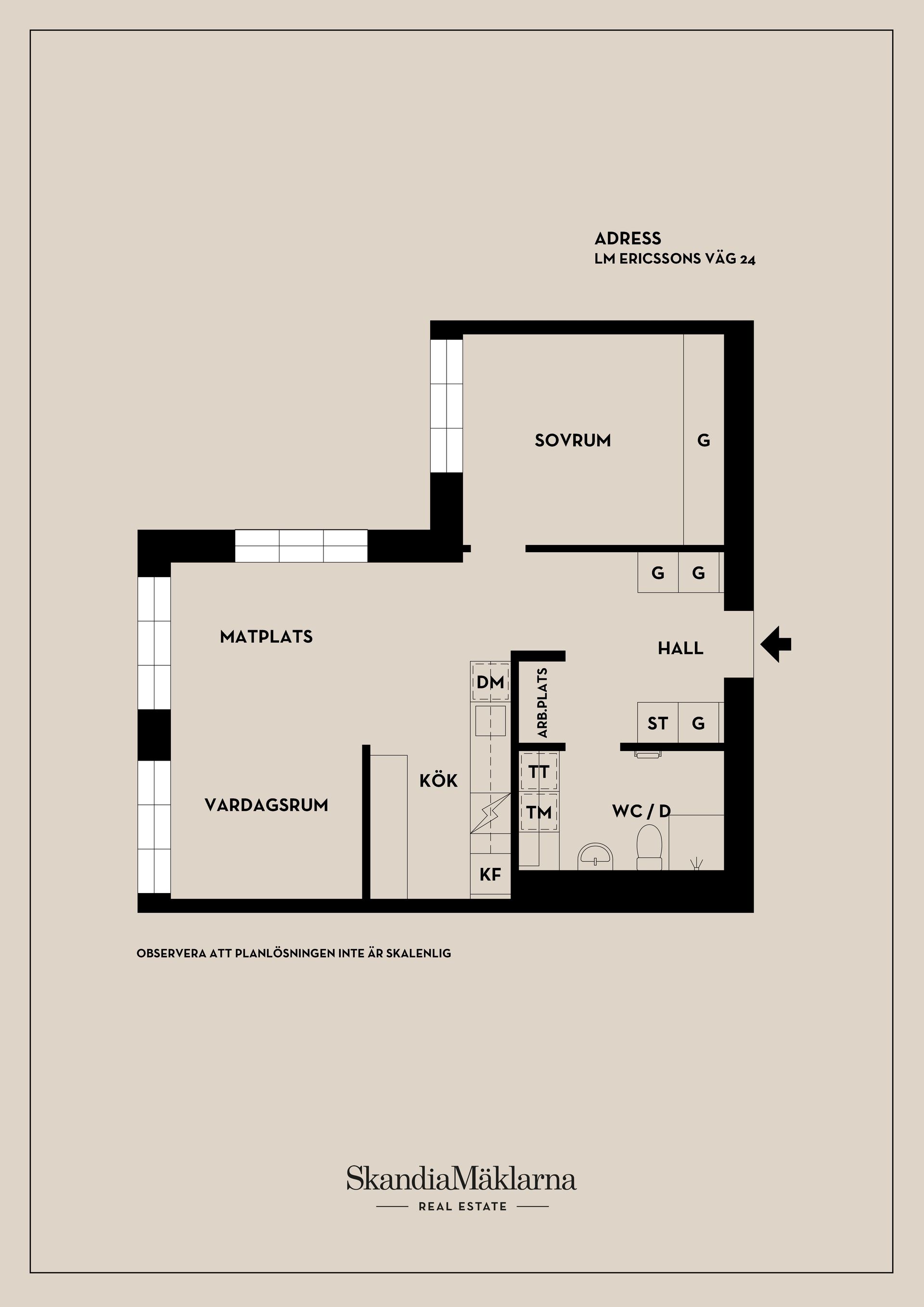 Bostadsrätt, LM Ericssons väg 24, Telefonplan, Stockholm