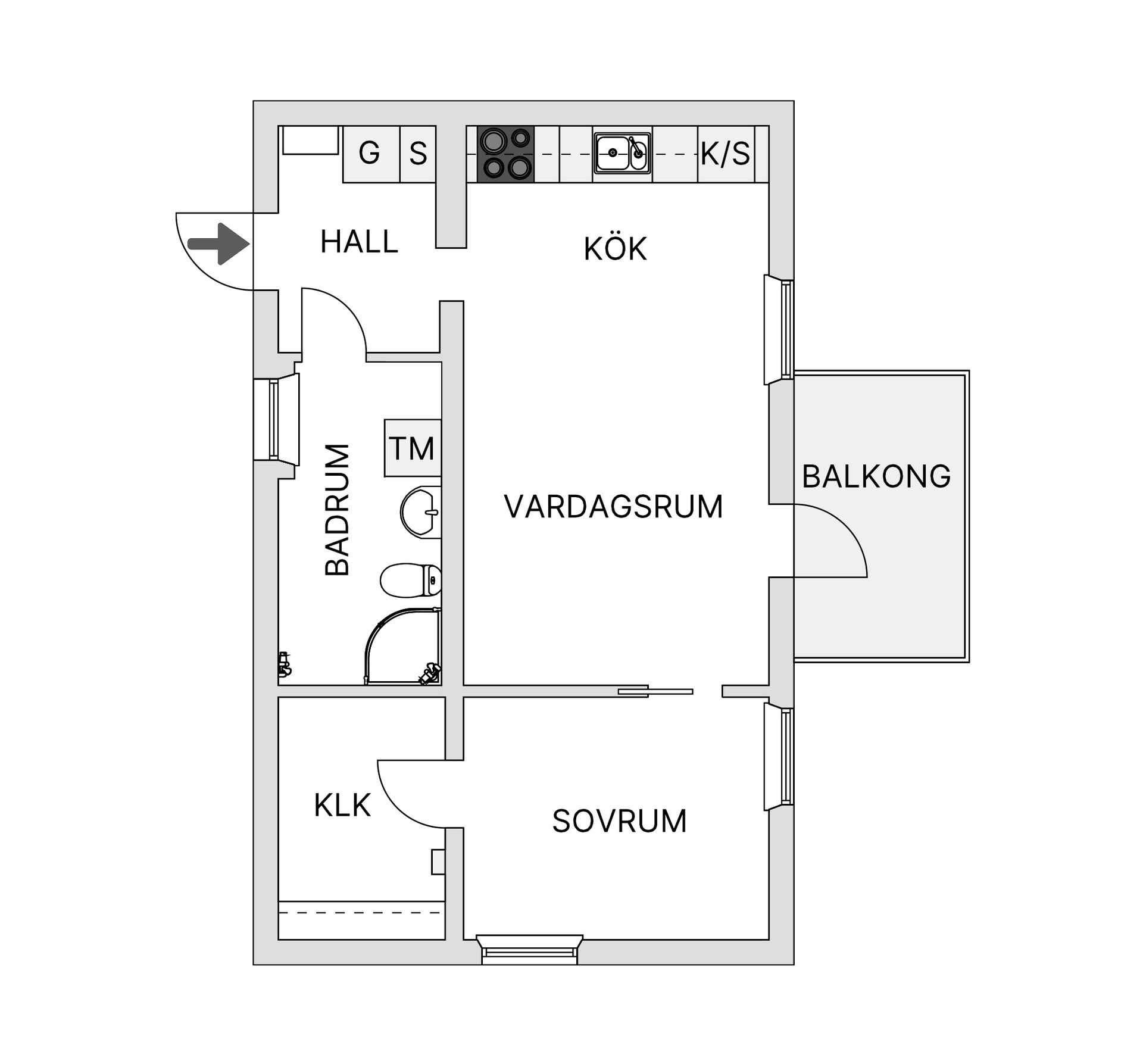 Bostadsrätt, Hakon Ahlbergs väg 31D, Sidsjö, Sundsvall