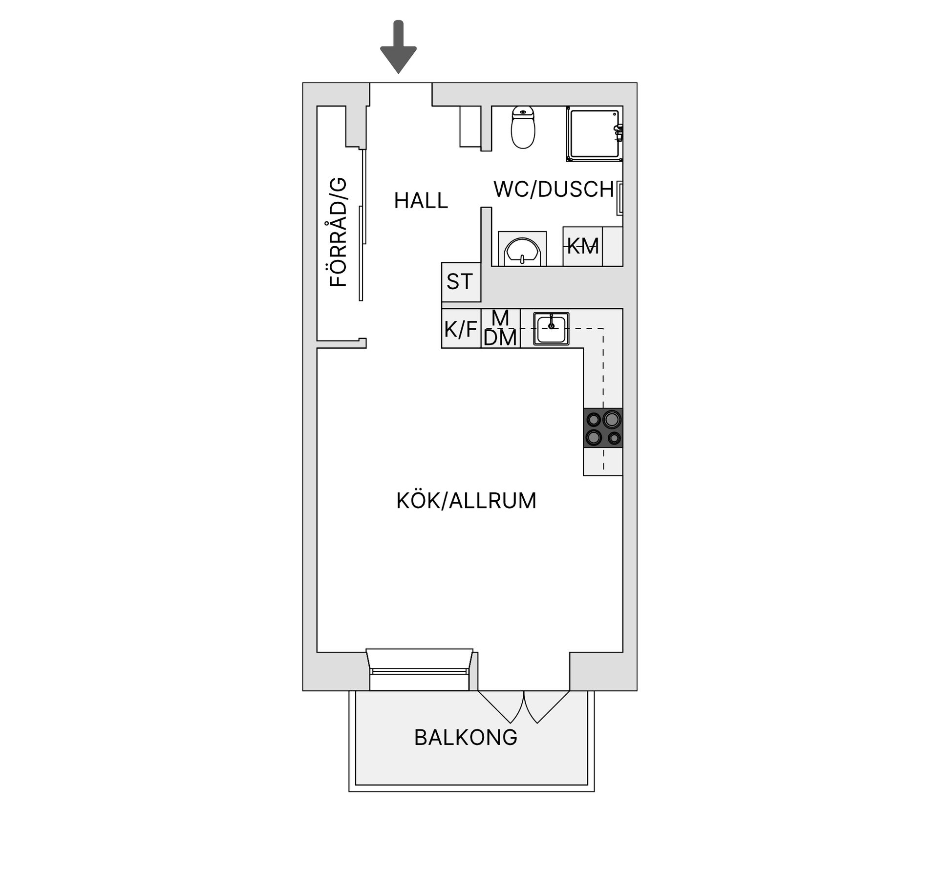 Bostadsrätt, Karlavagnsgatan 1, Lindholmen Norra Älvstranden, Göteborg