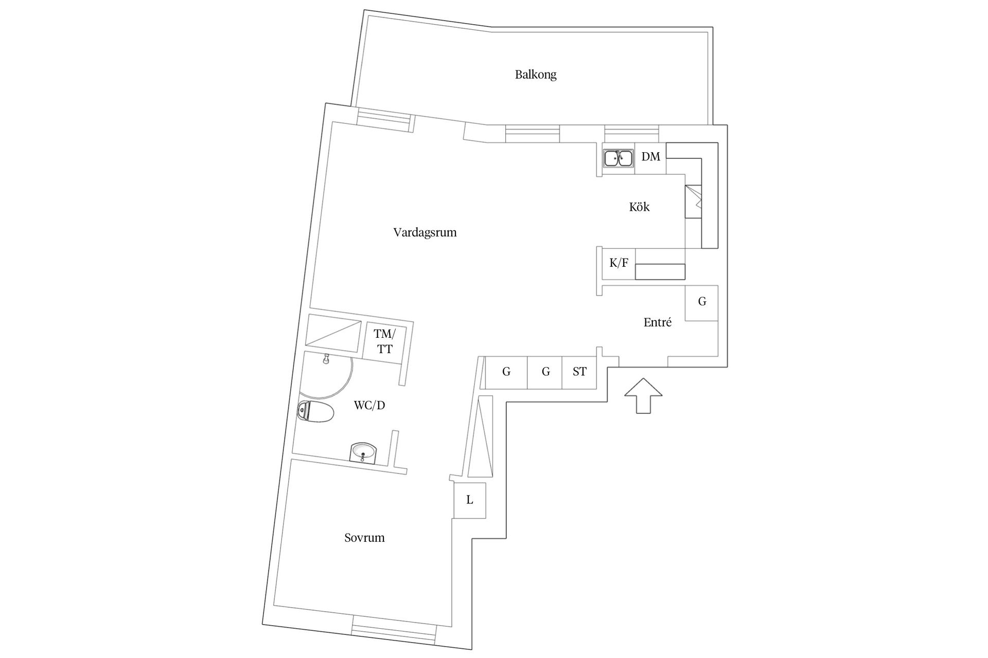 Bostadsrätt, Ärlegatan 40, Majorna, Göteborg