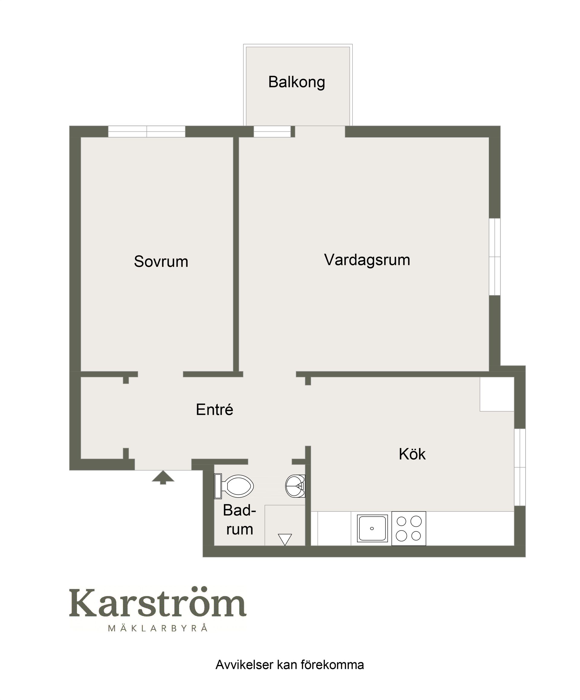 Bostadsrätt, Östra Radiogatan 2E, Skönsmon, Sundsvall