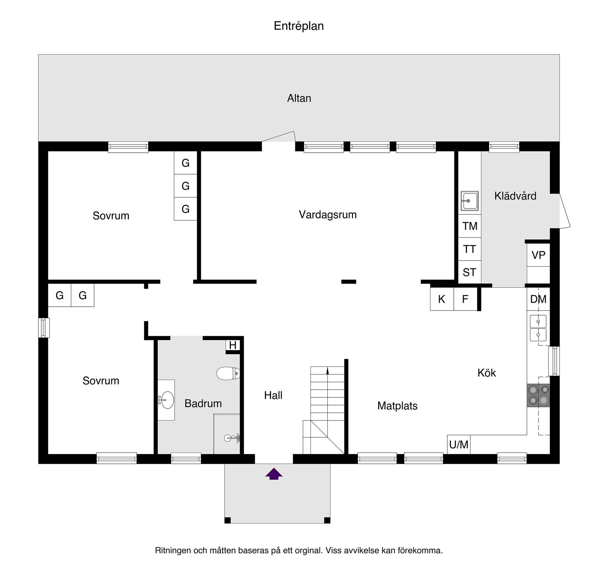 Villa, Backsippsvägen 5, Lövstalöt, Uppsala