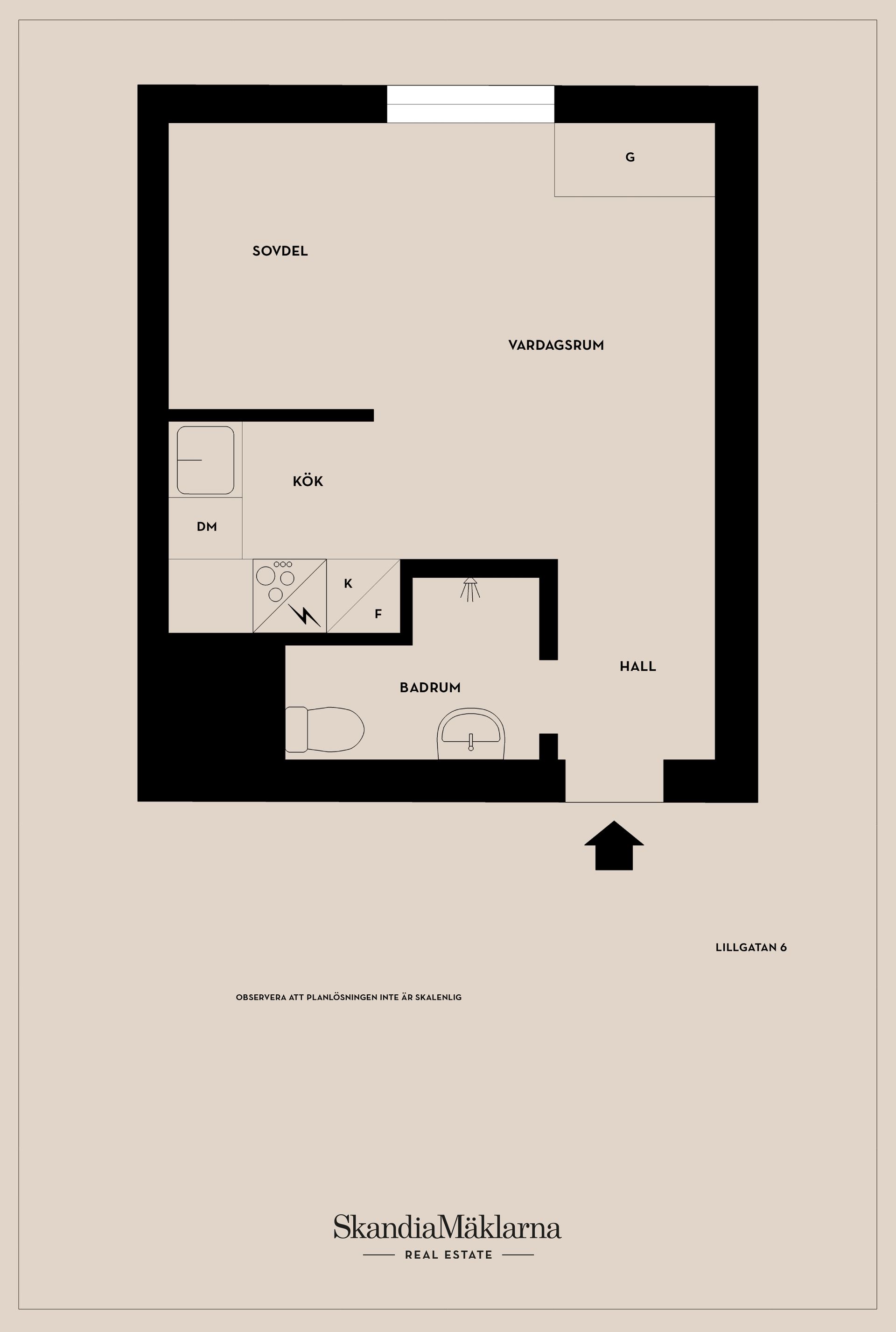Bostadsrätt, Lillgatan 6, Liljeholmen, Jönköping