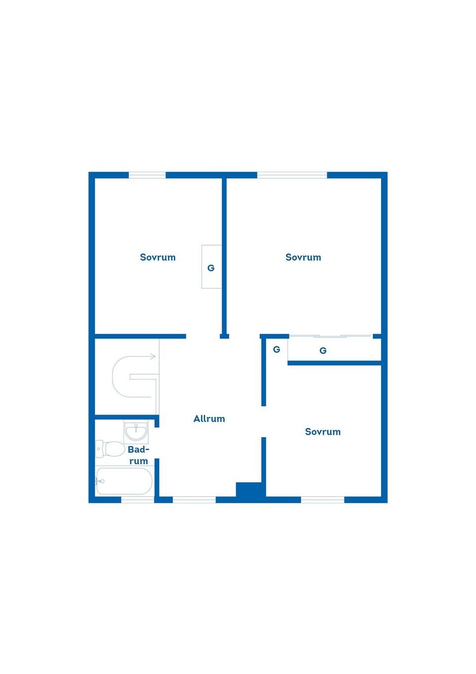 Villa, Radhus, Middagsgatan 33, Vidingsjö, Linköping