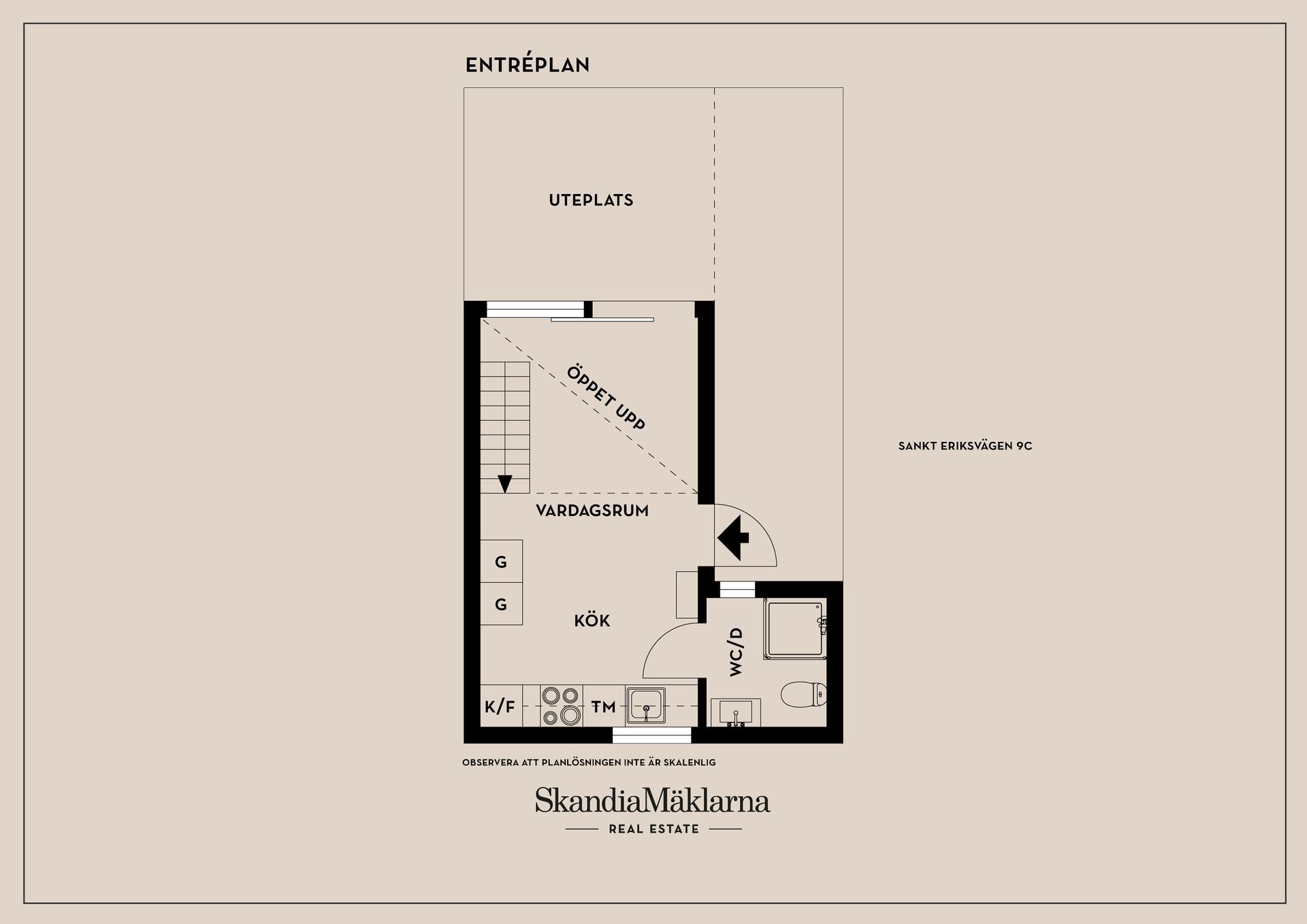 Bostadsrätt, Sankt Eriksvägen 9C, Glömsta, Huddinge