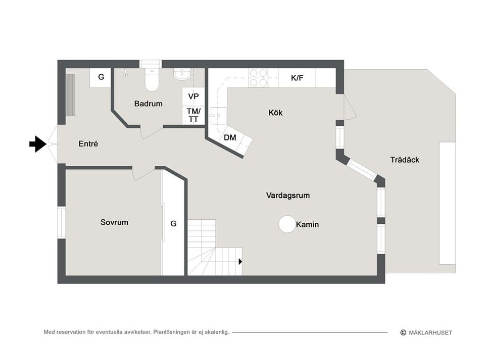 Radhus, Nygatan 27A, Brantevik, Simrishamn